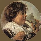 Famous Boy Paintings - Drinking Boy (Taste)